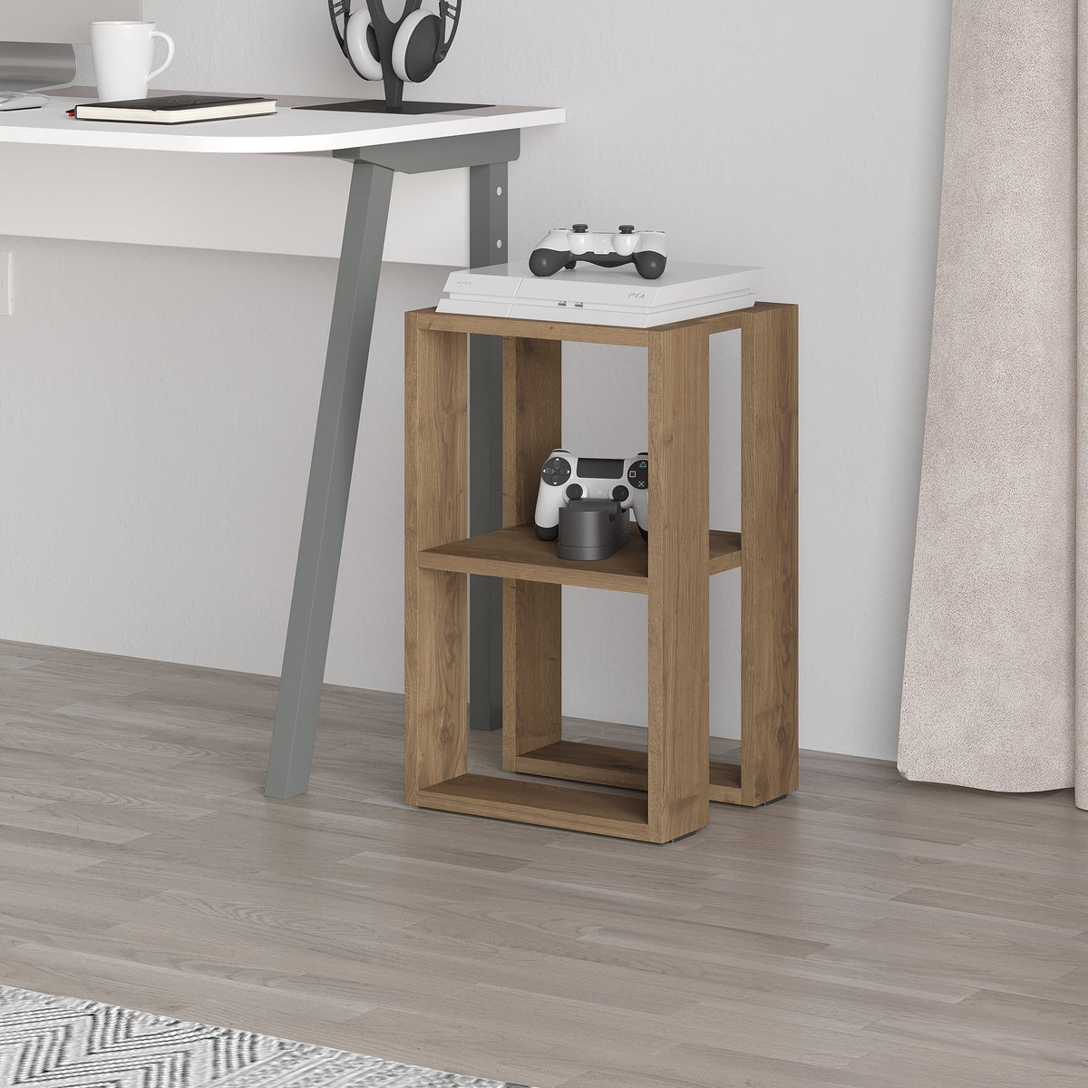 Decortieliving - Lonie Modern Bedside Table Bedroom Furniture Width 34cm