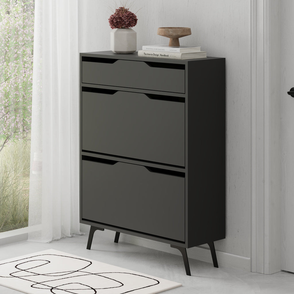 Decortieliving - Asta Shoe Cabinet - Modern Design Shoe Organizer