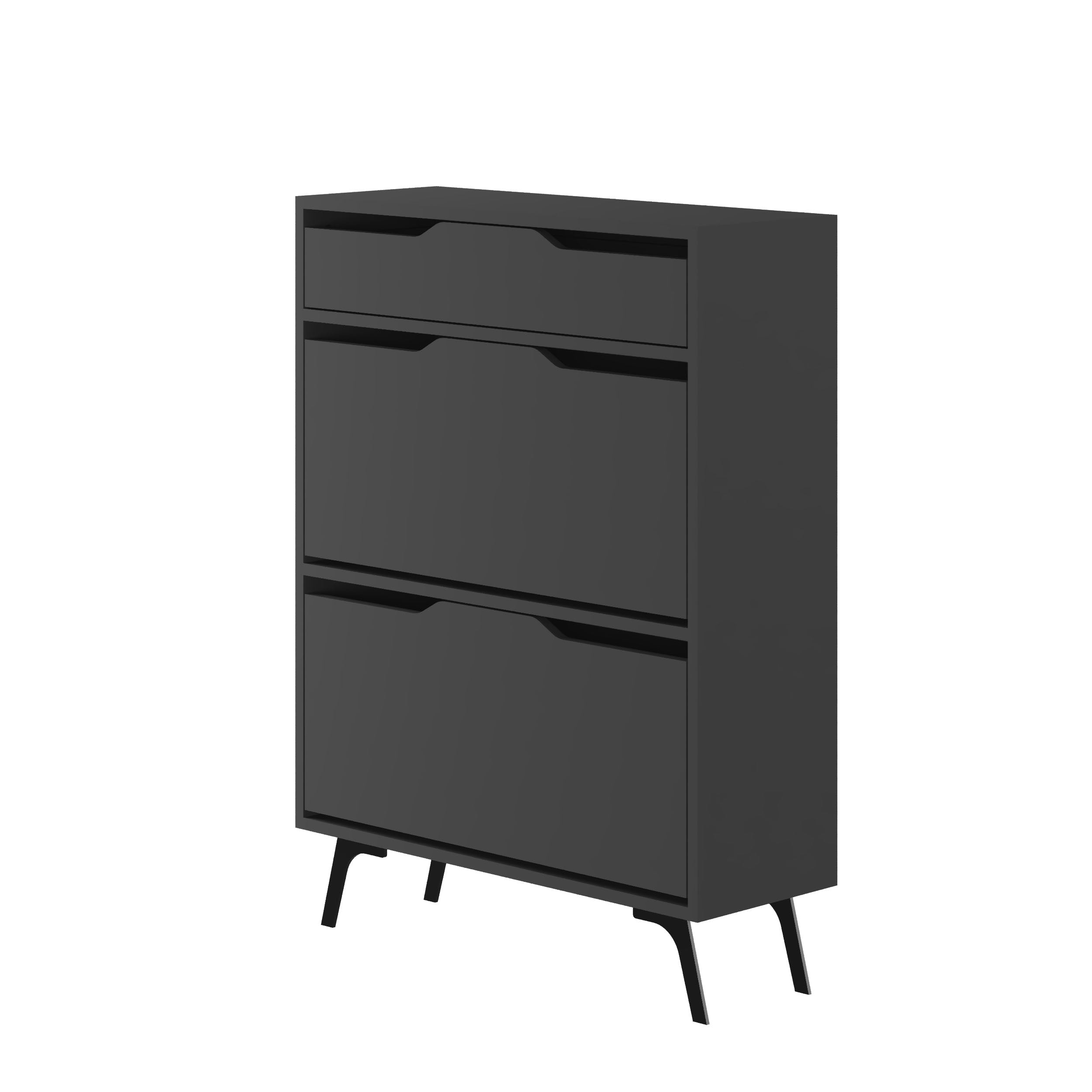 Decortieliving - Asta Shoe Cabinet - Modern Design Shoe Organizer