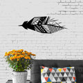 Decortieliving - Metal Wall Art No.13 Feather