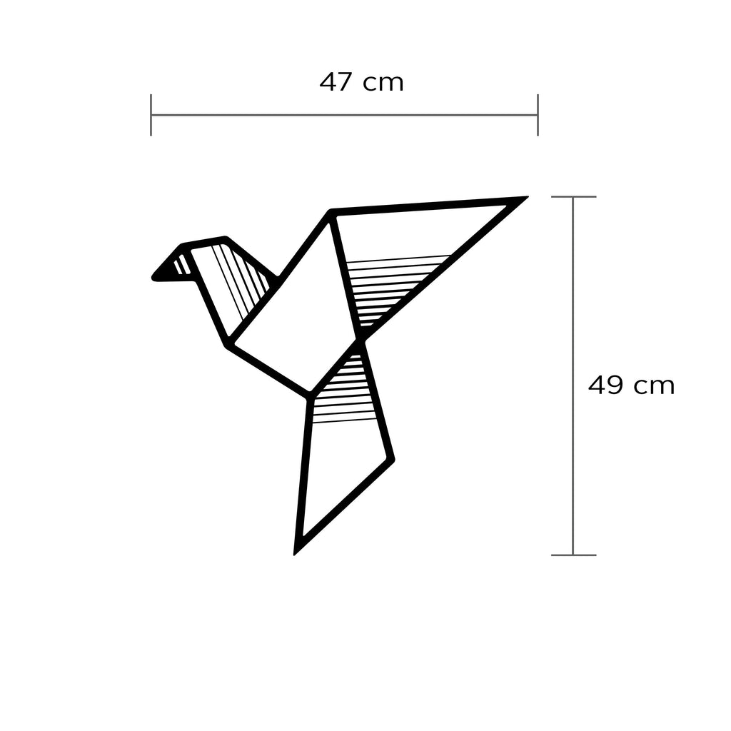 Decortieliving - Metal Wall Art No.14 Fly