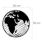 Decortieliving - Metal Wall Art Our Planet