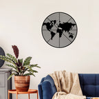 Decortieliving - Metal Wall Art Dart World