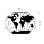 Decortieliving - Meridian Metal Wall Art