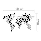 Decortieliving - Metal Wall Art Pixel