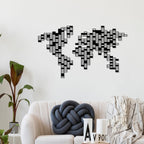 Decortieliving - Metal Wall Art Pixel