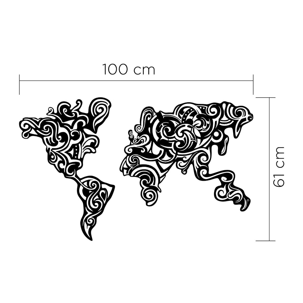Decortieliving - Metal Wall Art Tribal