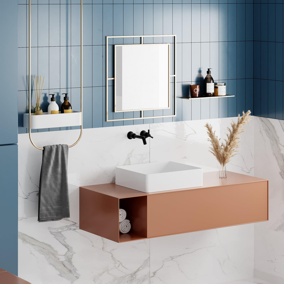 Decortieliving - Corner Modern Design Mirror