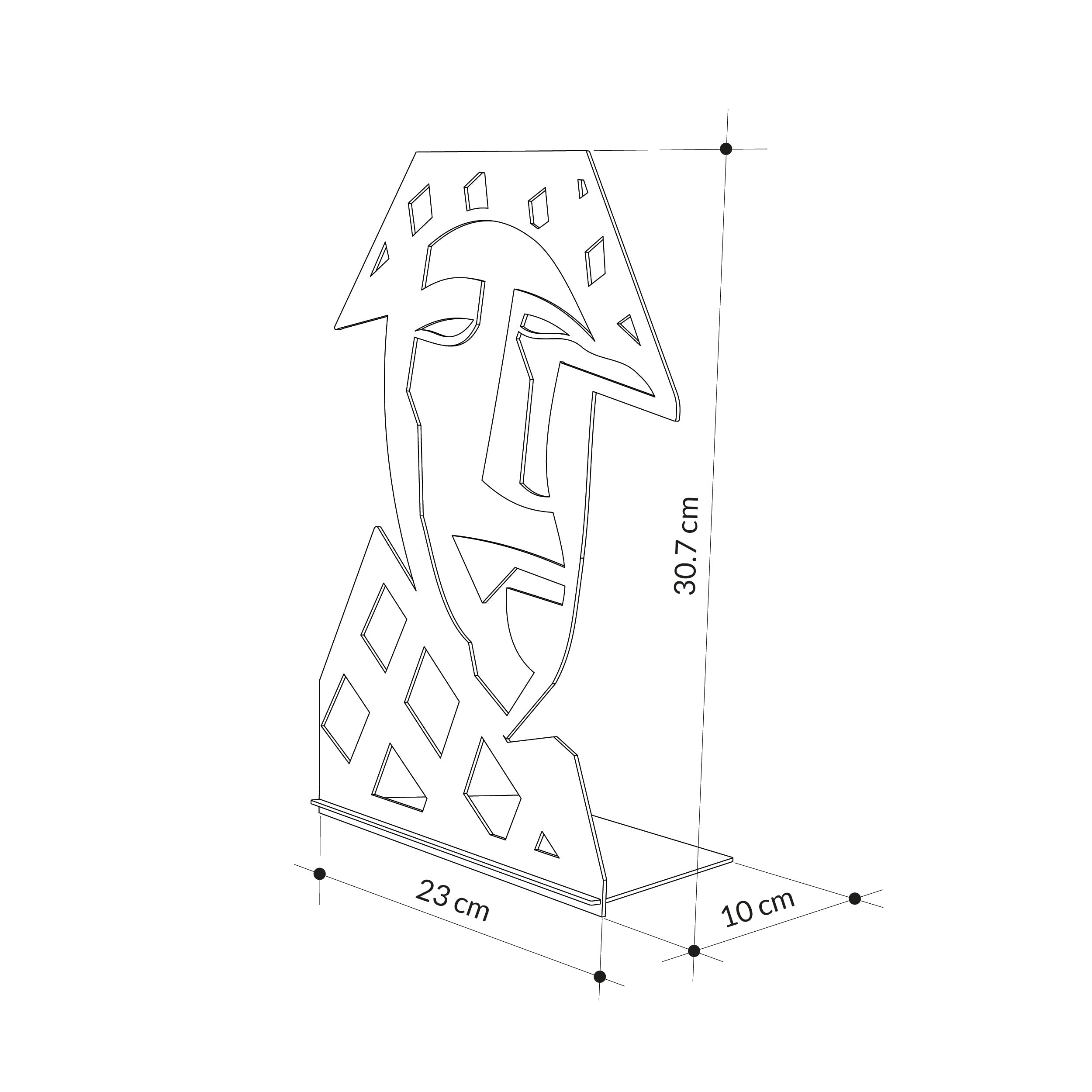 Decortieliving - Max Modern Metal Art Home Decorative Ornament