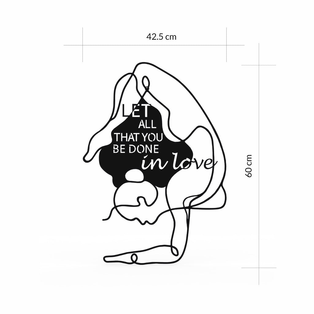 Decortieliving - Do in love Modern Metal Wall Art Home Decorative Ornament