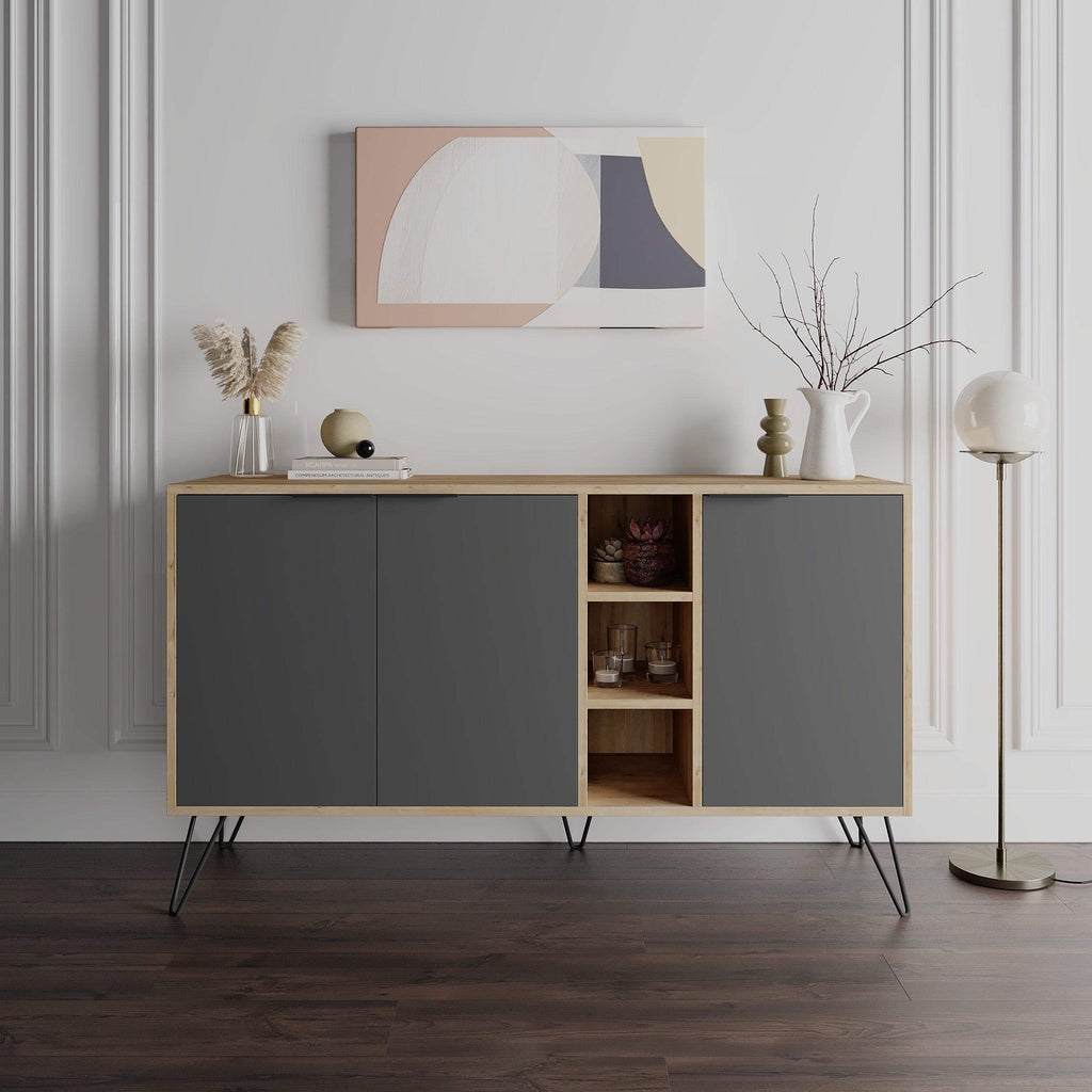 Decortieliving - Clara Console Modern Sideboard Display - 142cm