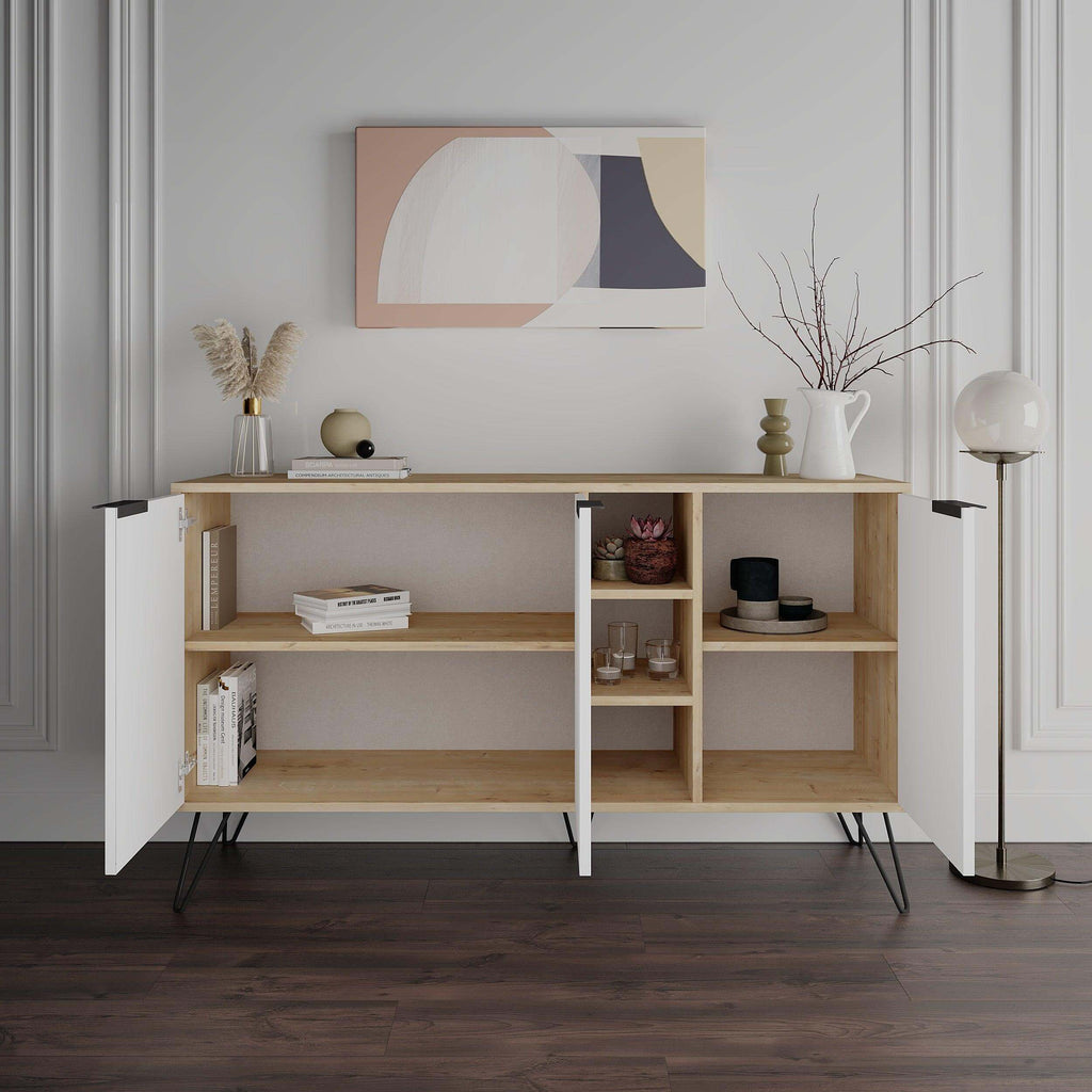 Decortieliving - Clara Console Modern Sideboard Display - 142cm