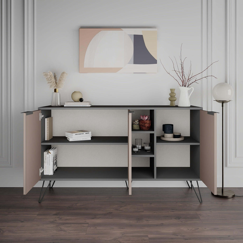 Decortieliving - Clara Console Modern Sideboard Display - 142cm