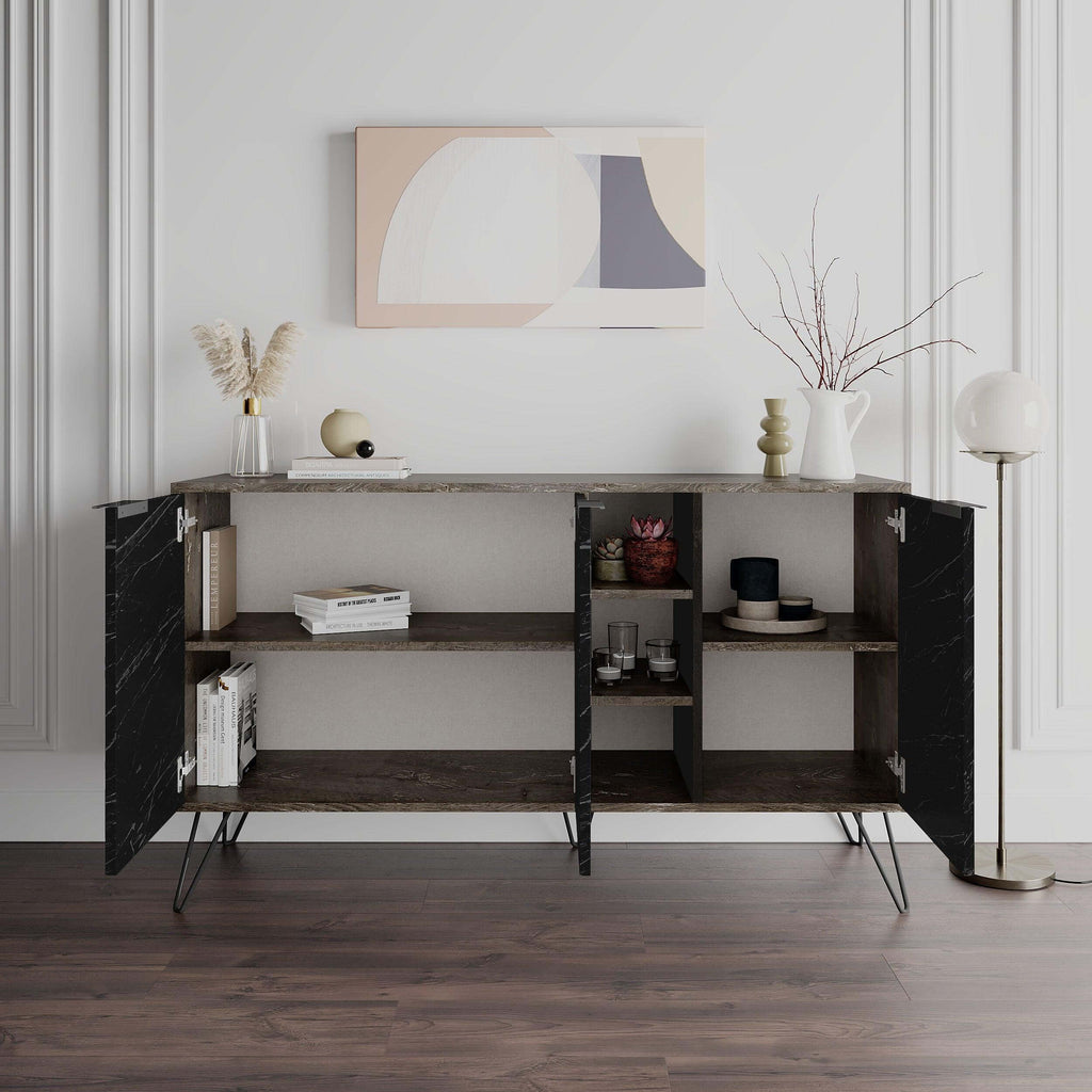 Decortieliving - Clara Console Modern Sideboard Display - 142cm