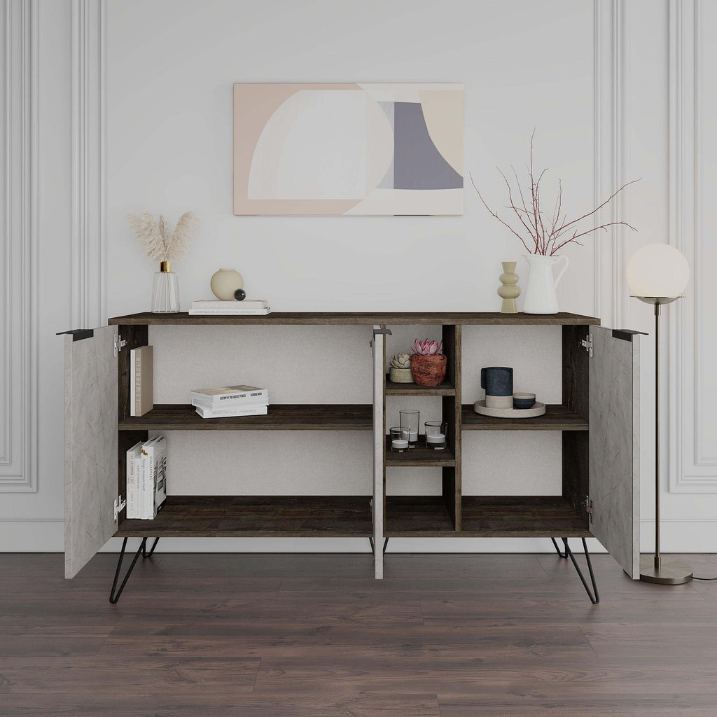 Decortieliving - Clara Console Modern Sideboard Display - 142cm