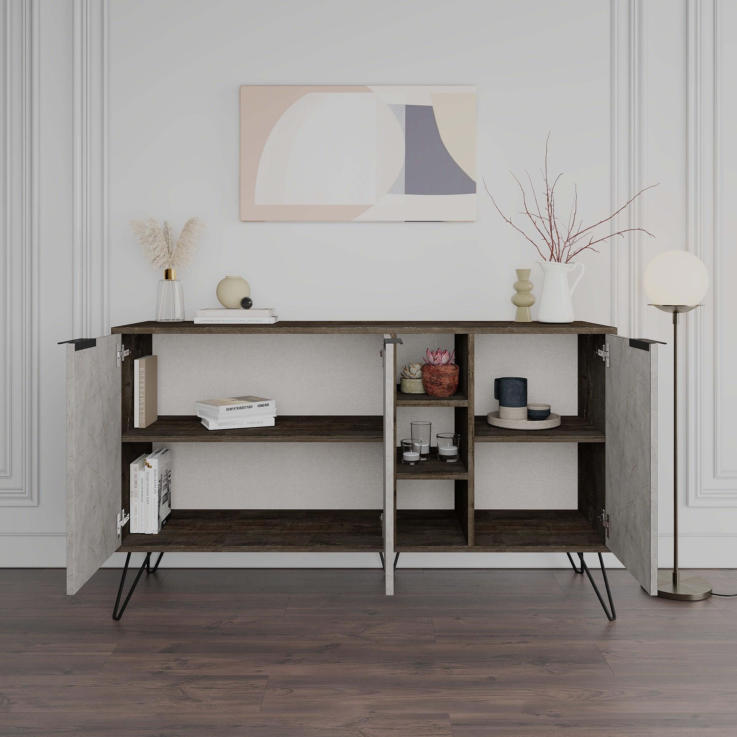 Decortieliving - Clara Console Modern Sideboard Display - 142cm