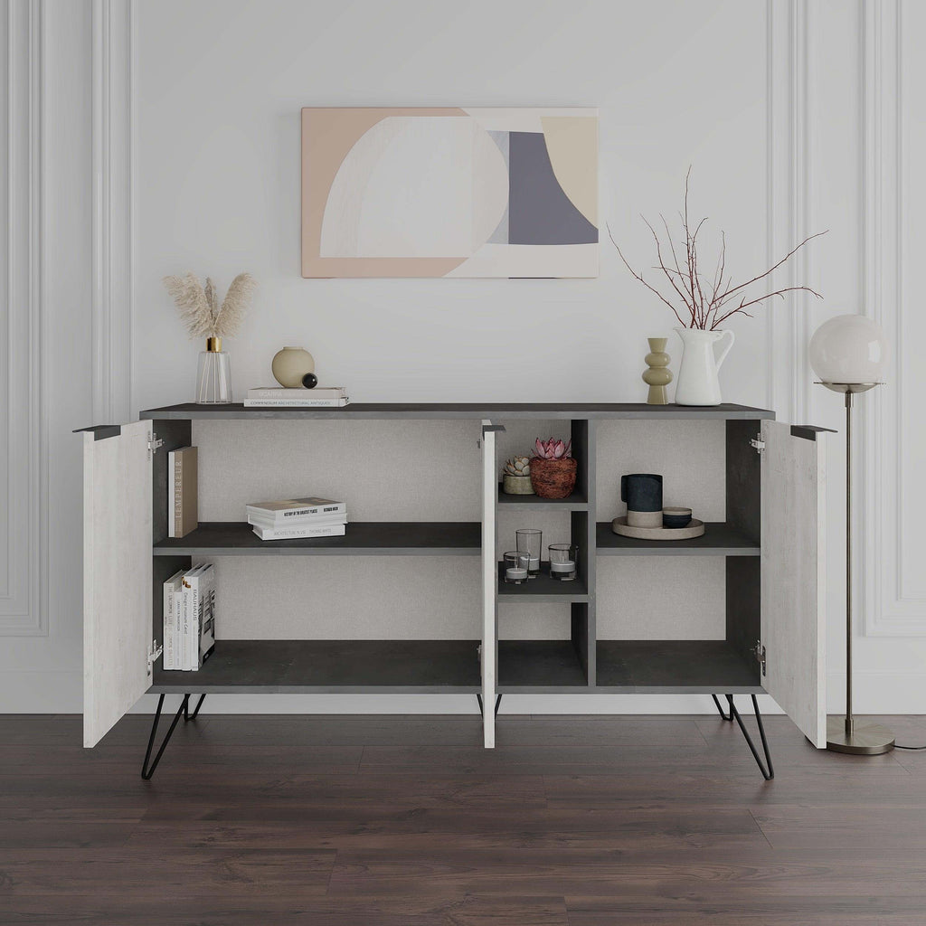 Decortieliving - Clara Console Modern Sideboard Display - 142cm