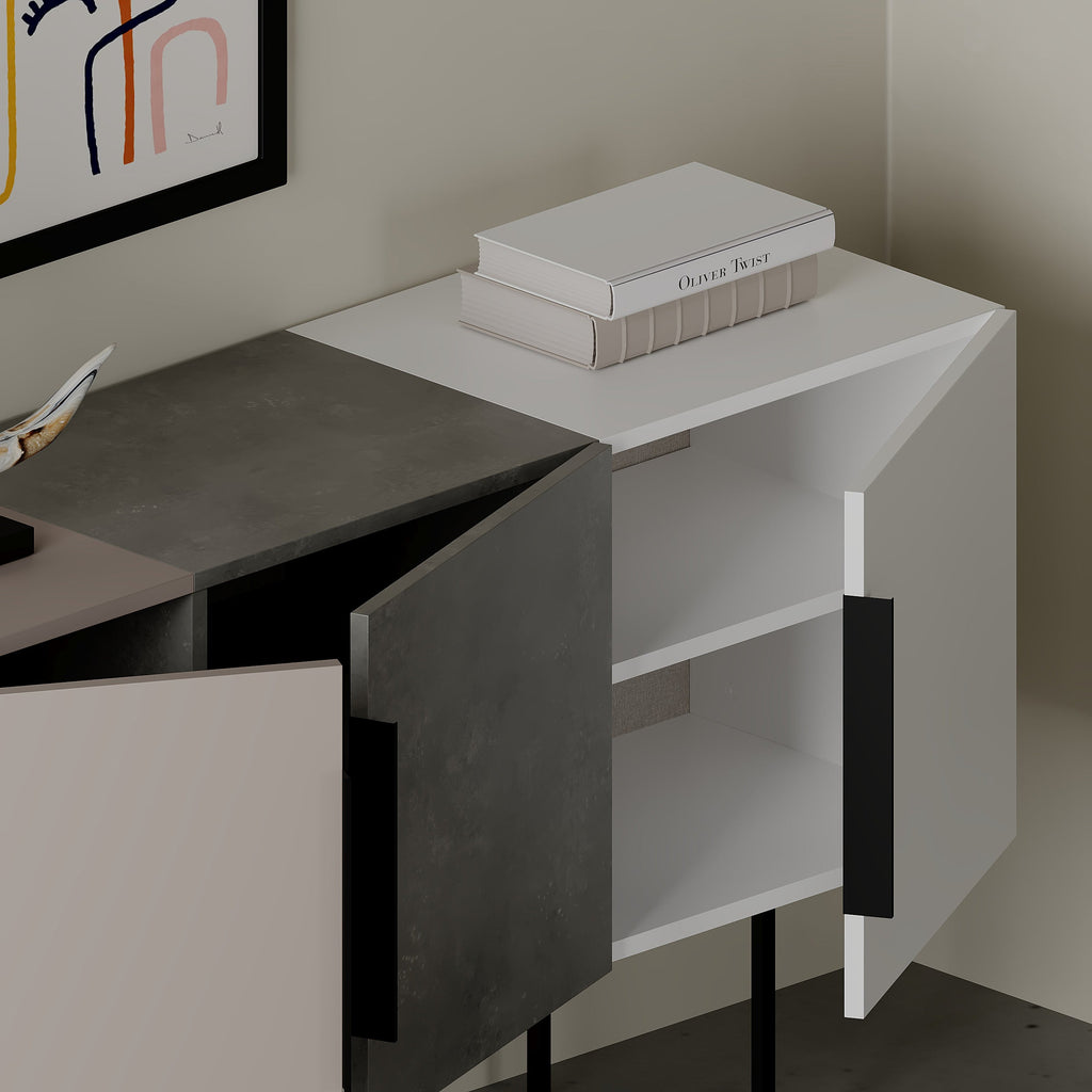 Decortieliving - Tontini Console Sideboard Display Unit