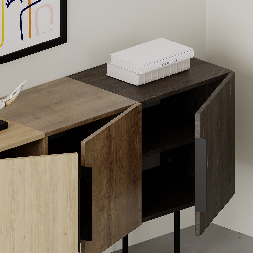 Decortieliving - Tontini Console Sideboard Display Unit