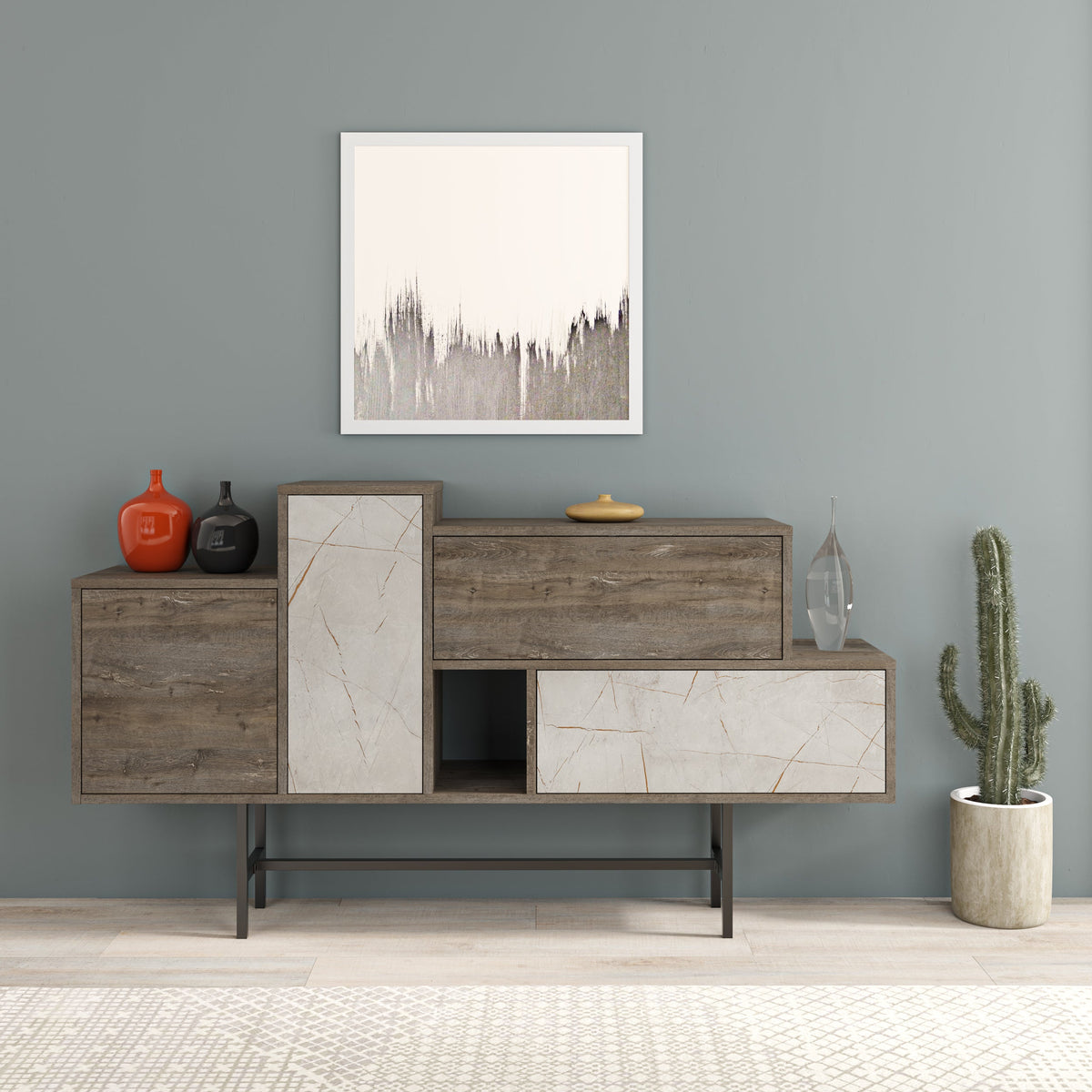 Decortieliving - Hermes Console Sideboard Display Unit
