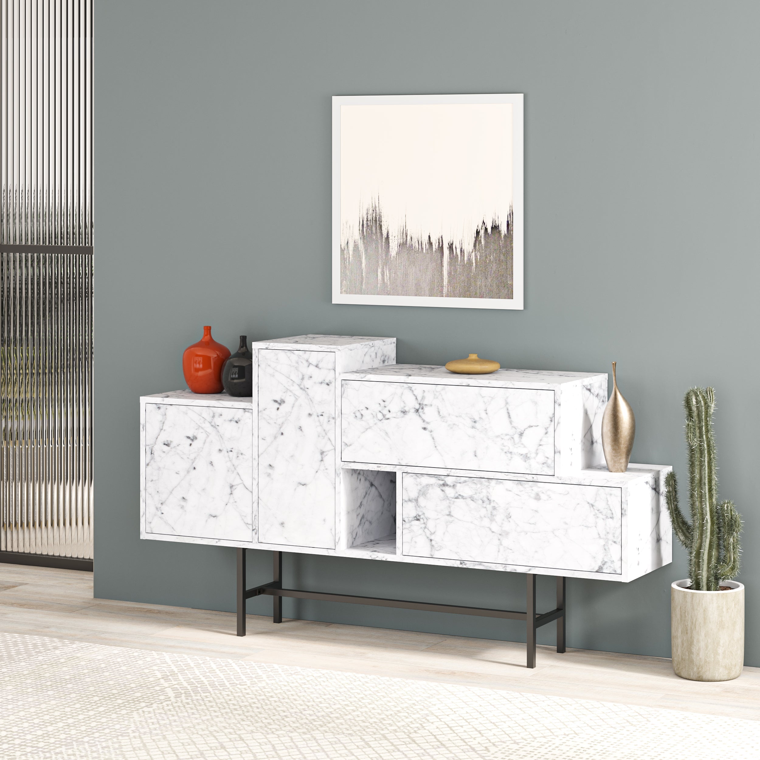 Decortieliving - Hermes Console Sideboard Display Unit