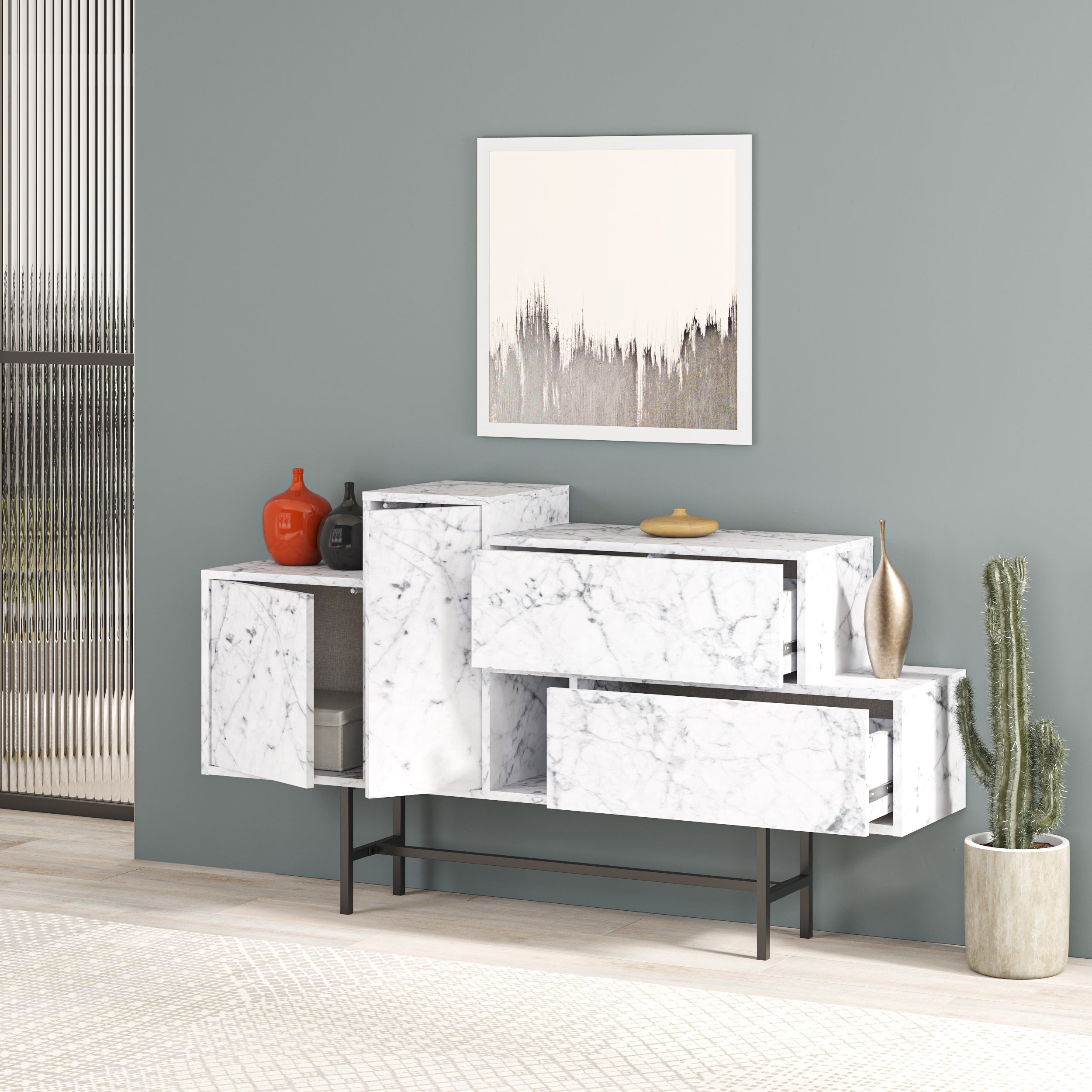 Decortieliving - Hermes Console Sideboard Display Unit
