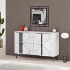 Decortieliving - Dune Console Sideboard Display Unit 123cm