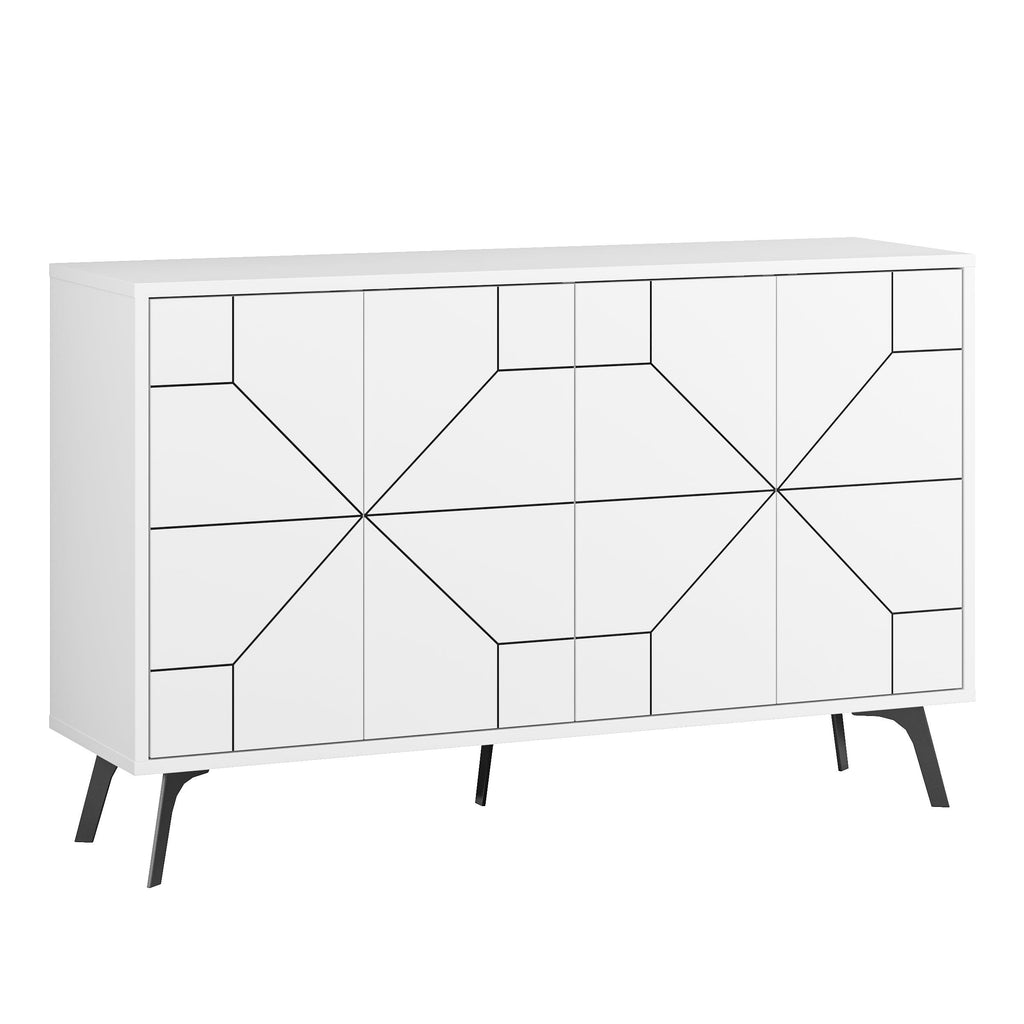 Decortieliving - Dune Console Sideboard Display Unit 123cm