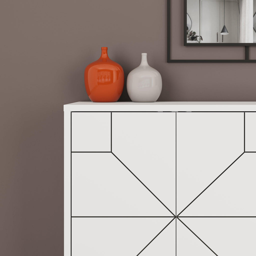 Decortieliving - Dune Console Sideboard Display Unit 123cm