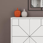 Decortieliving - Dune Console Sideboard Display Unit 123cm