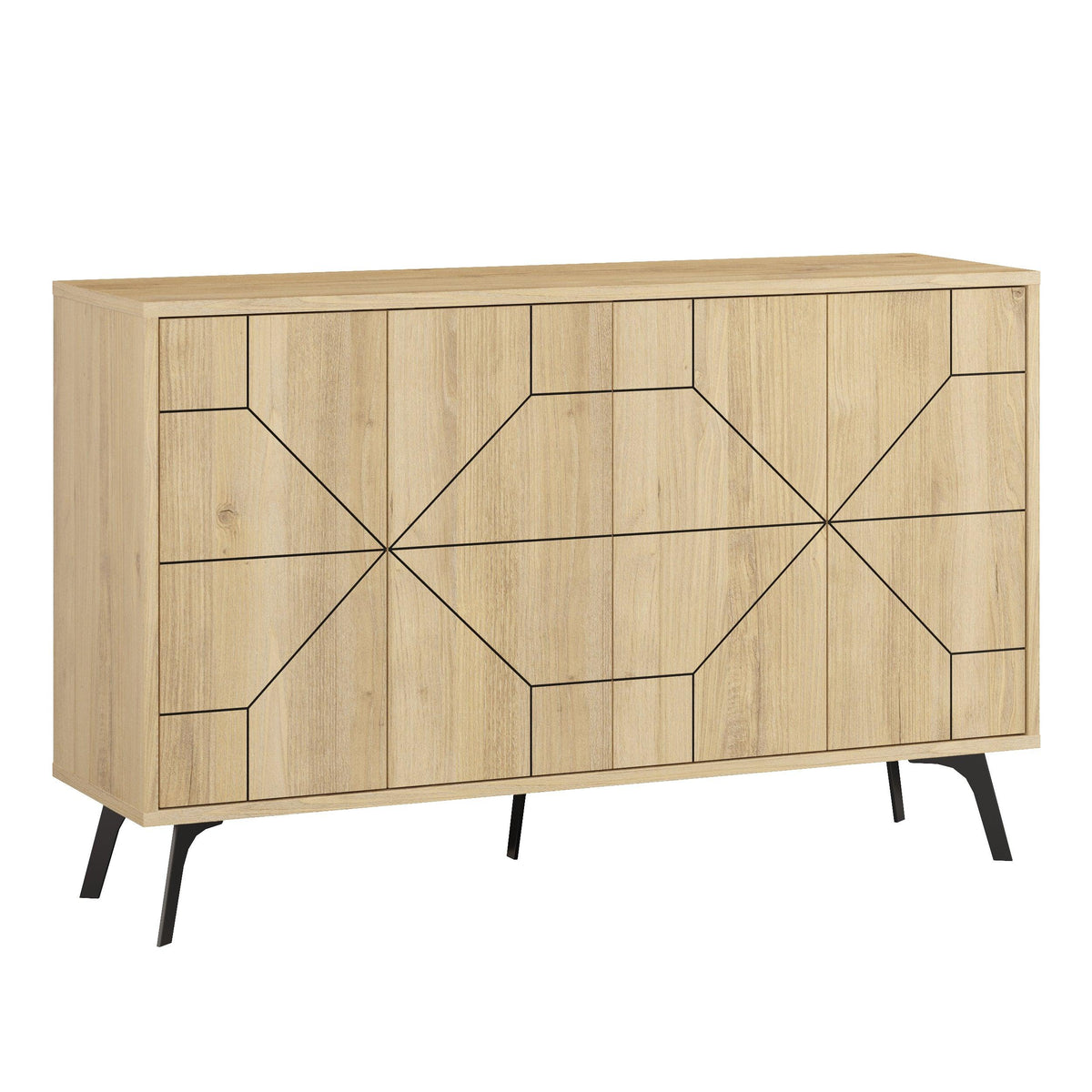 Decortieliving - Dune Console Sideboard Display Unit 123cm