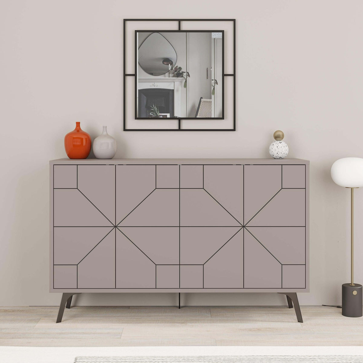 Decortieliving - Dune Console Sideboard Display Unit 123cm