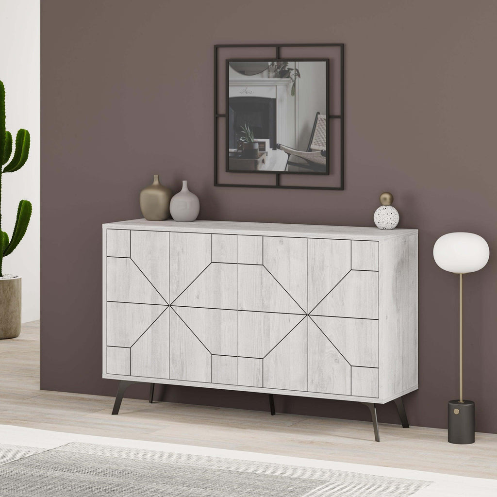 Decortieliving - Dune Console Sideboard Display Unit 123cm