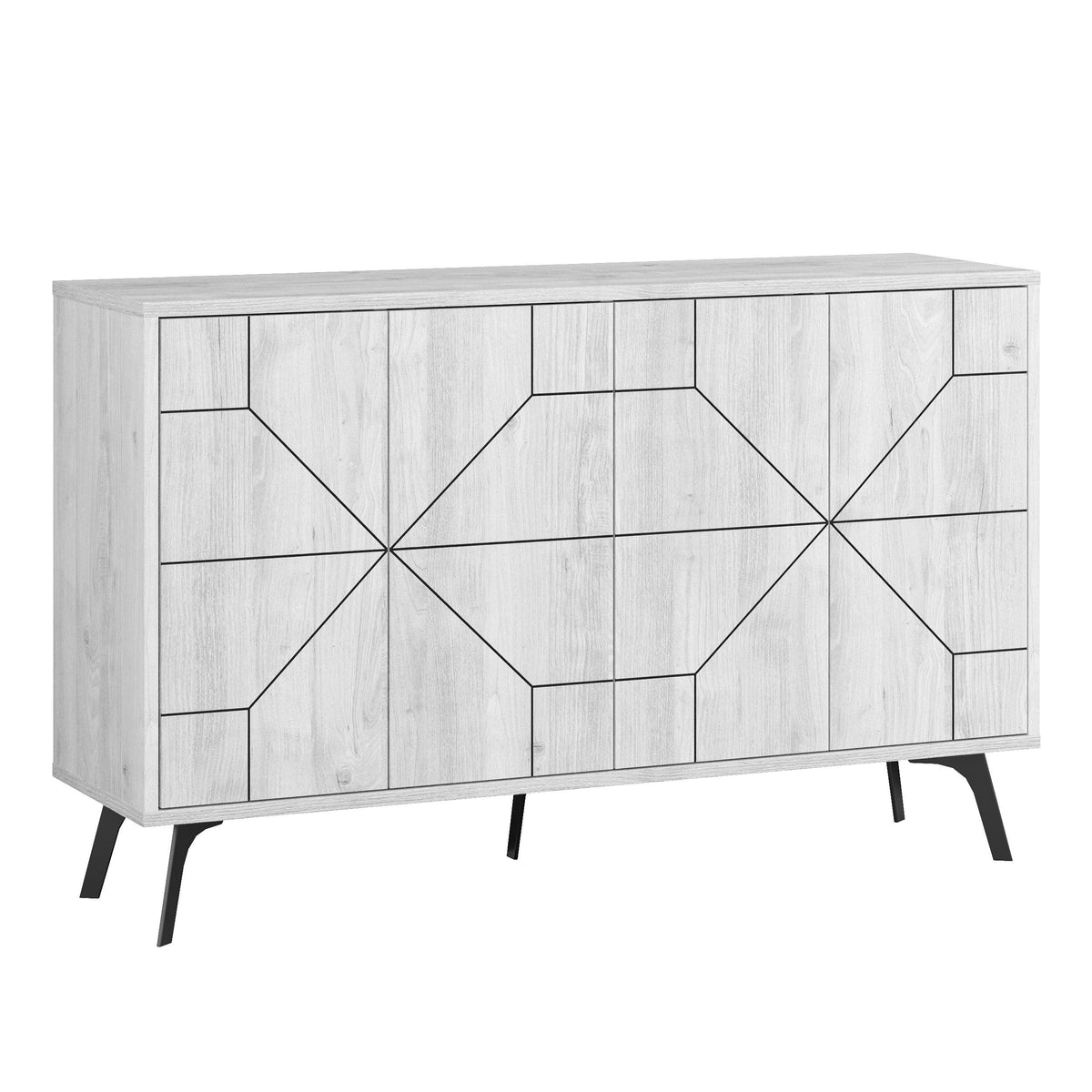 Decortieliving - Dune Console Sideboard Display Unit 123cm