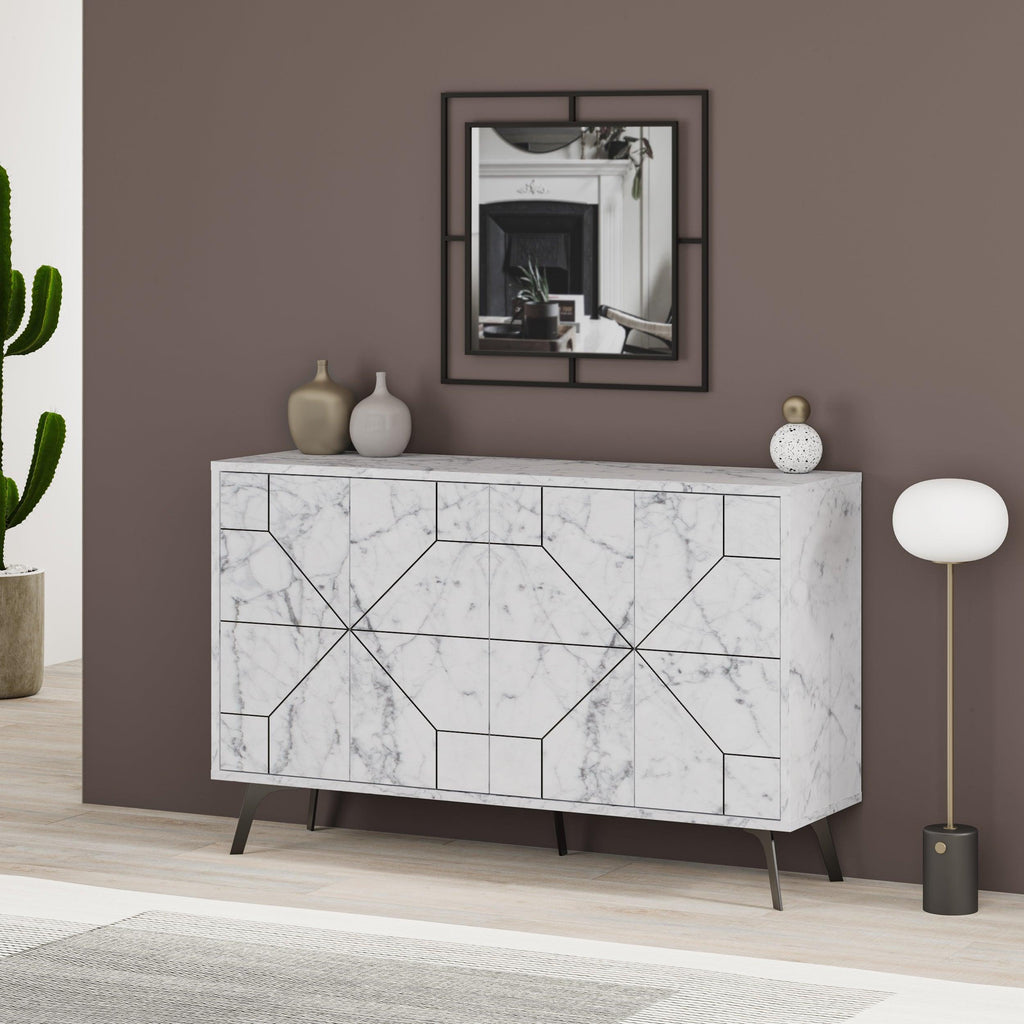 Decortieliving - Dune Console Sideboard Display Unit 123cm