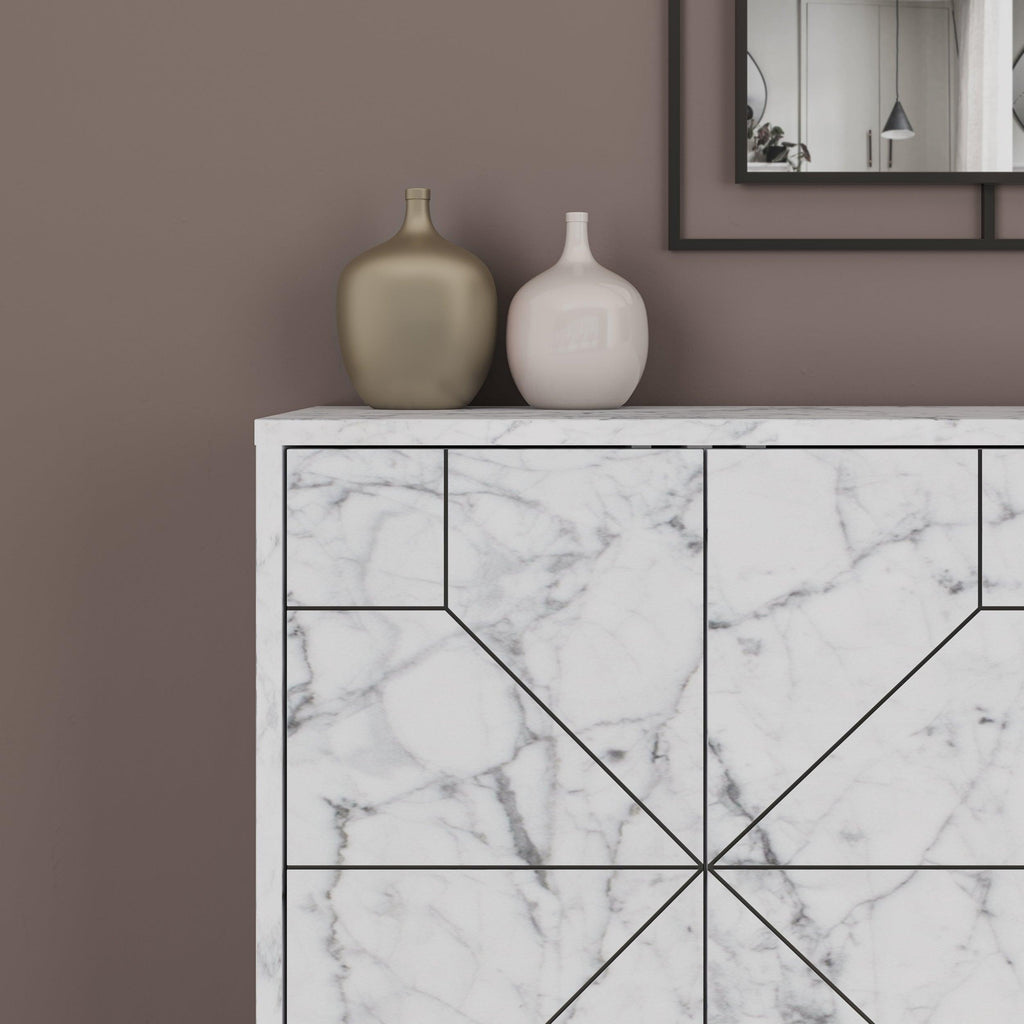 Decortieliving - Dune Console Sideboard Display Unit 123cm