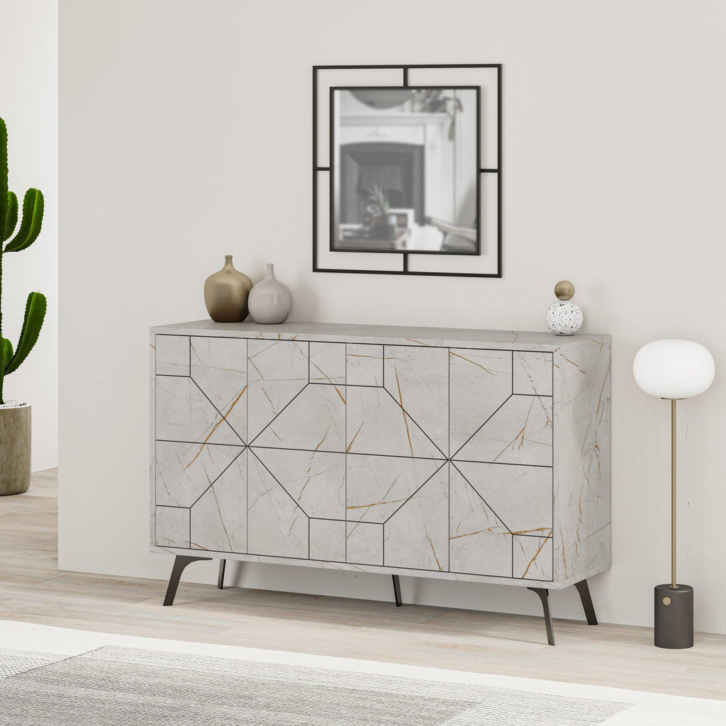 Decortieliving - Dune Console Sideboard Display Unit 123cm