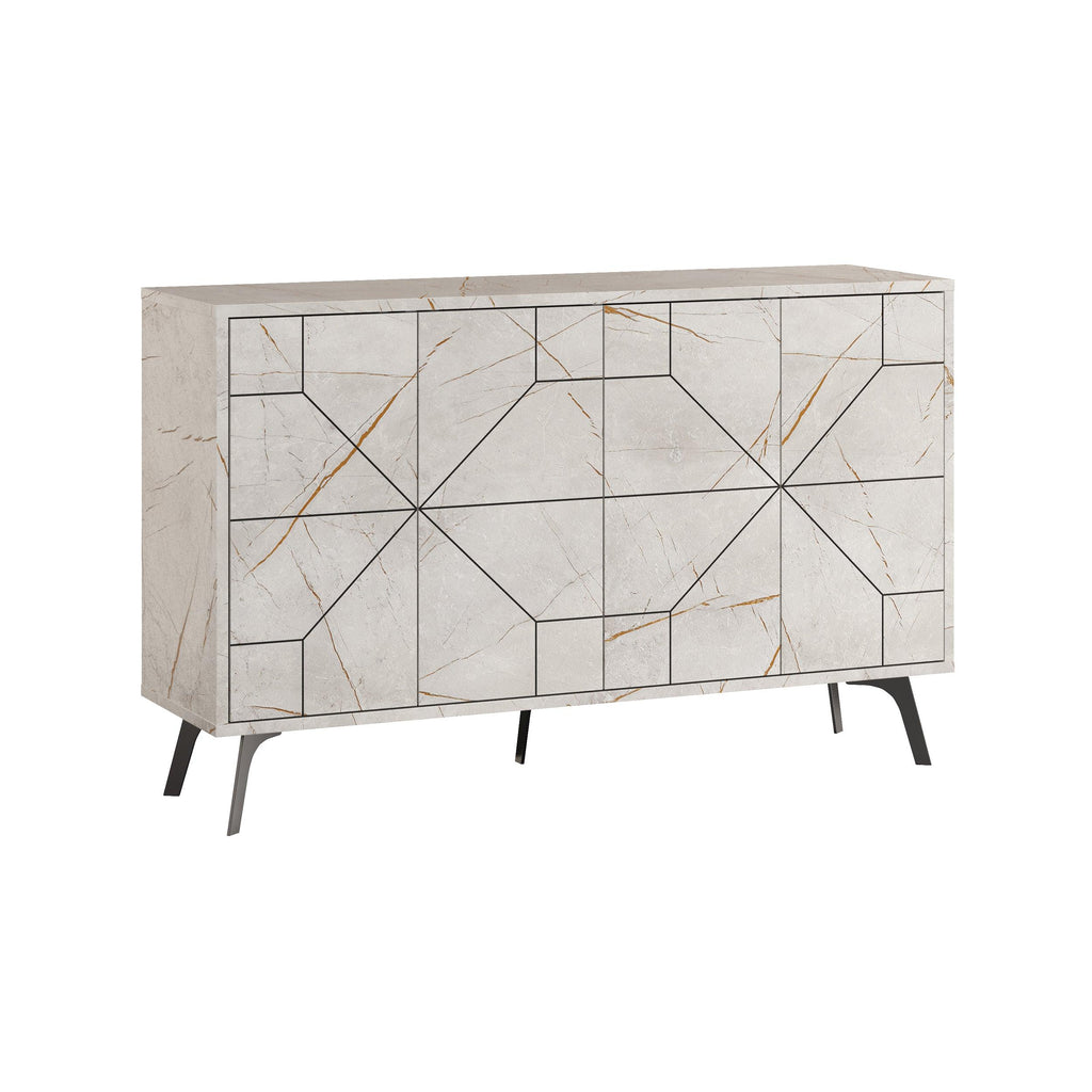 Decortieliving - Dune Console Sideboard Display Unit 123cm