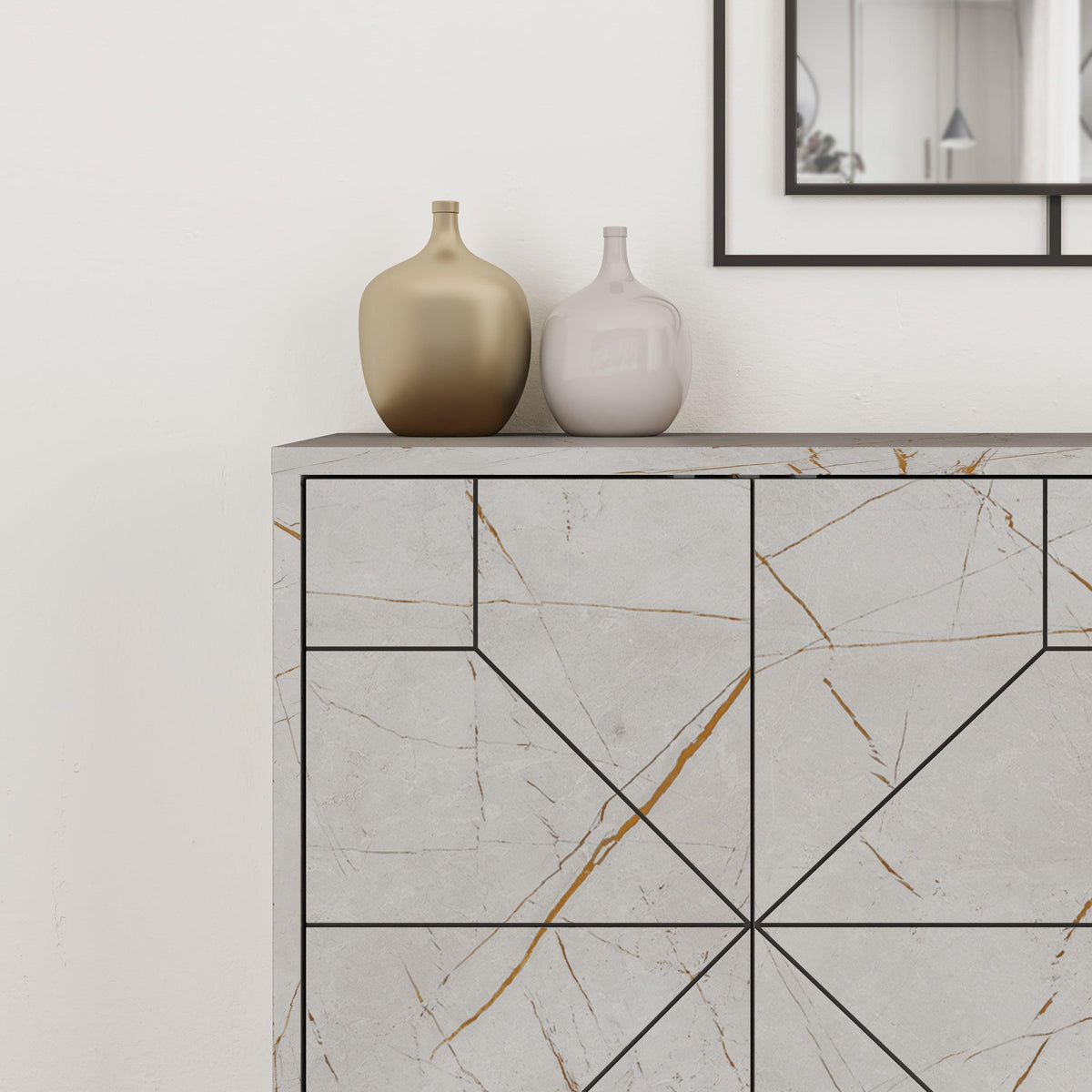 Decortieliving - Dune Console Sideboard Display Unit 123cm