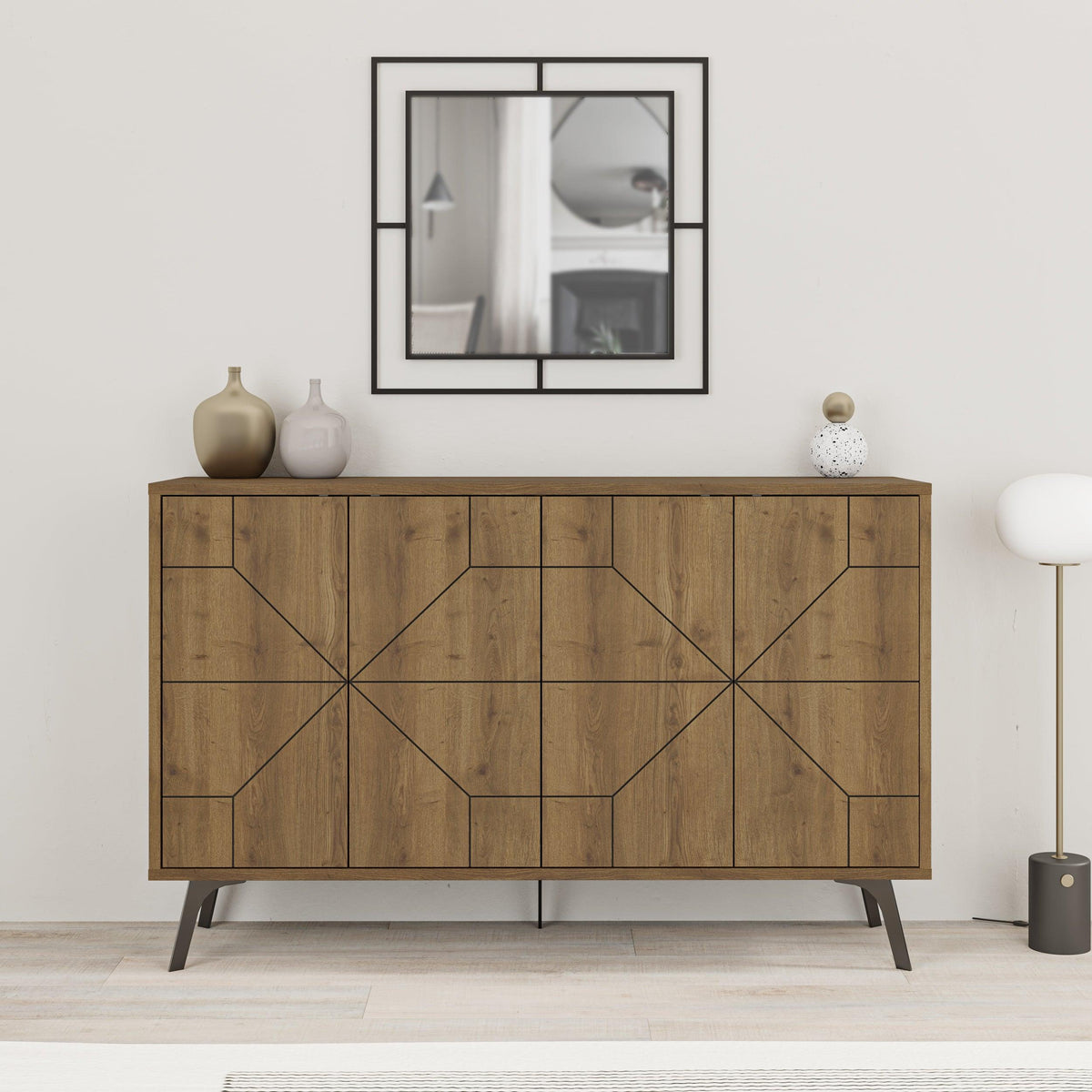 Decortieliving - Dune Console Sideboard Display Unit 123cm