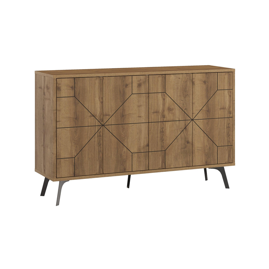 Decortieliving - Dune Console Sideboard Display Unit 123cm