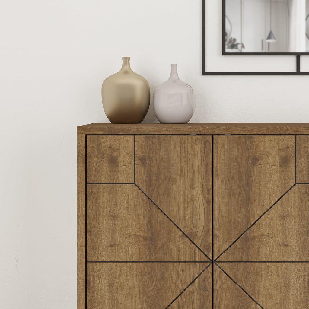 Decortieliving - Dune Console Sideboard Display Unit 123cm