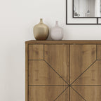 Decortieliving - Dune Console Sideboard Display Unit 123cm