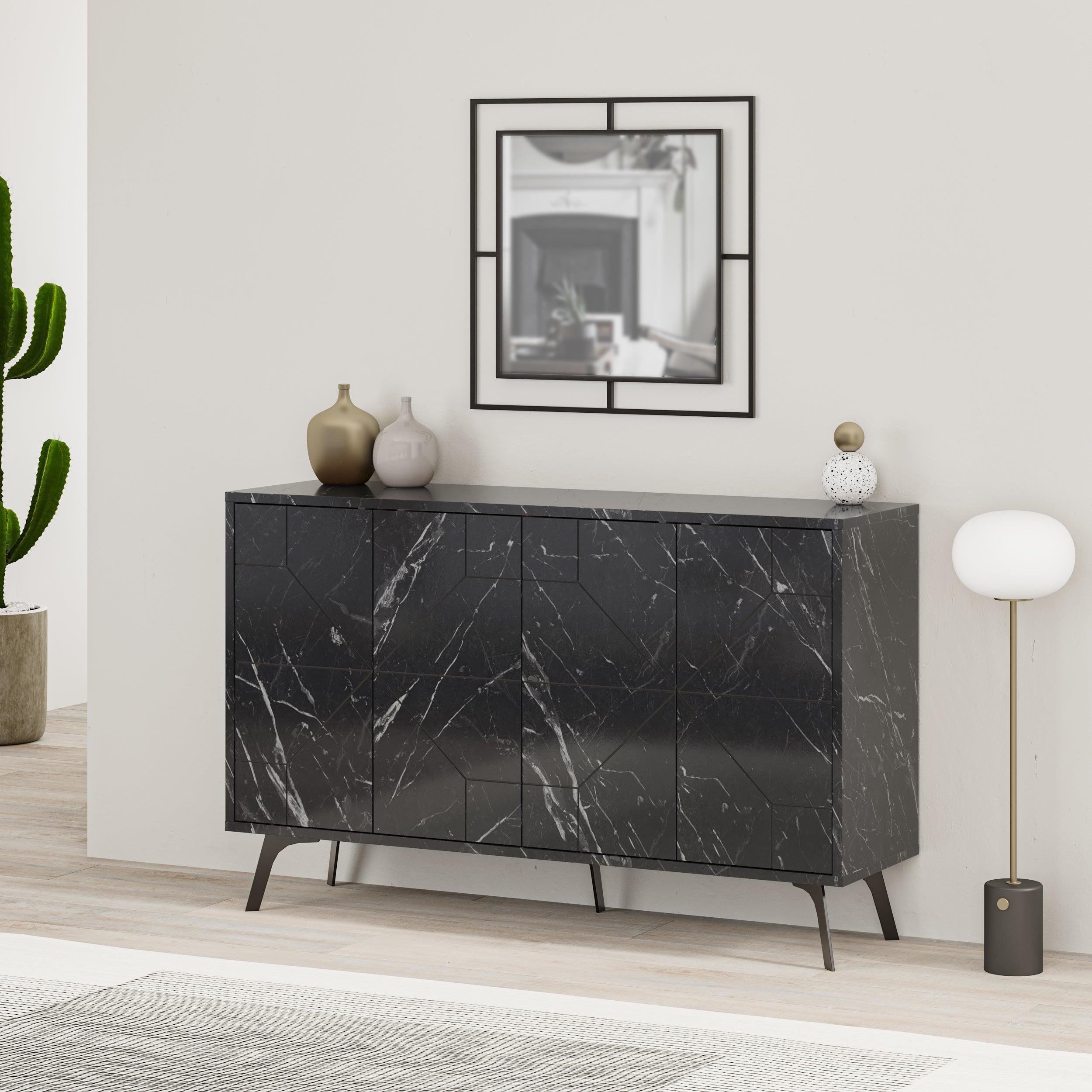 Decortieliving - Dune Console Sideboard Display Unit 123cm