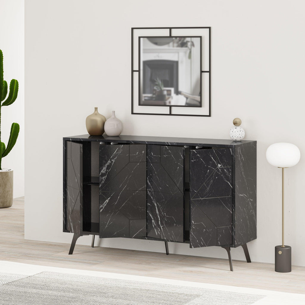 Decortieliving - Dune Console Sideboard Display Unit 123cm