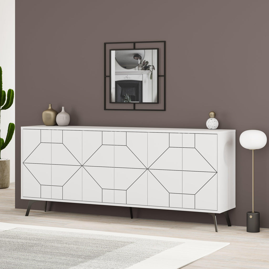 Decortieliving - Dune Console Sideboard Display Unit 183cm
