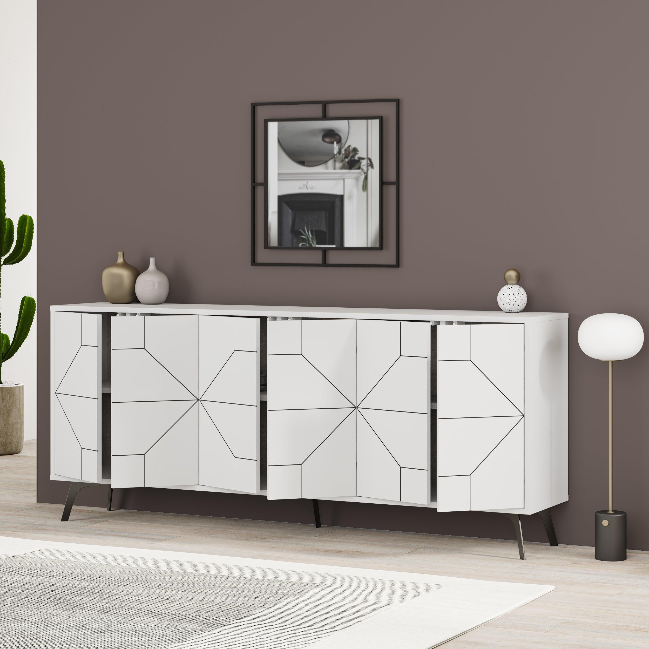 Decortieliving - Dune Console Sideboard Display Unit 183cm
