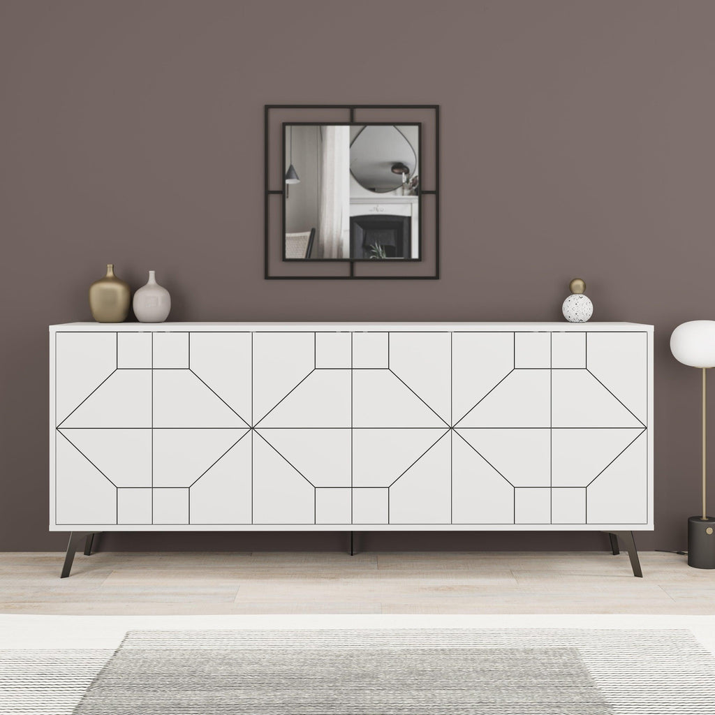 Decortieliving - Dune Console Sideboard Display Unit 183cm