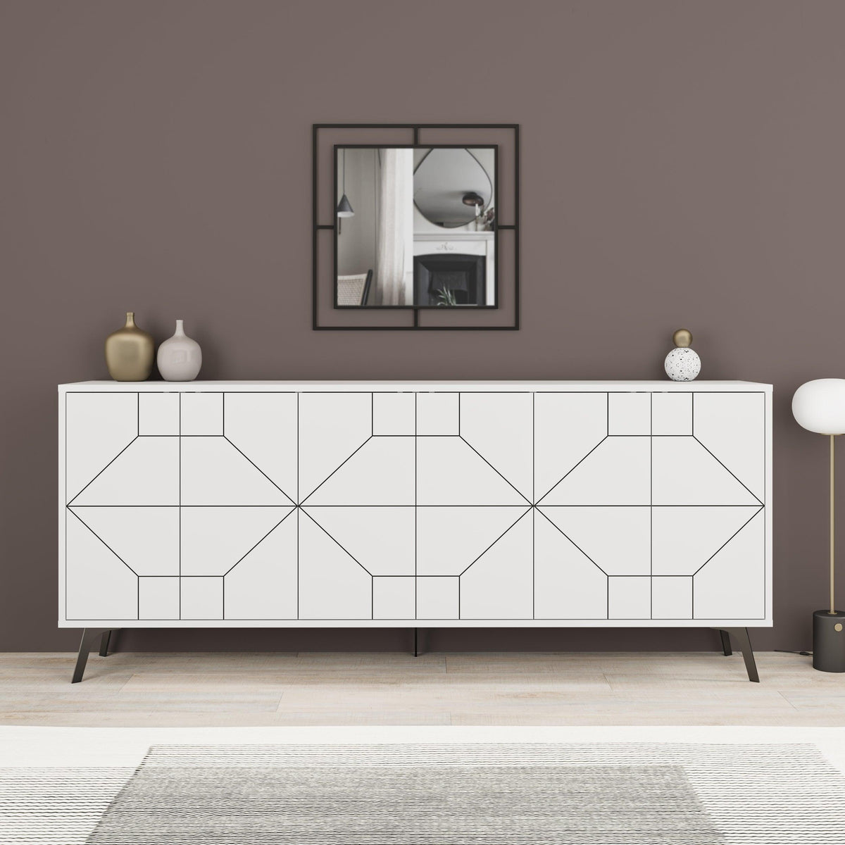 Decortieliving - Dune Console Sideboard Display Unit 183cm