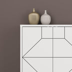Decortieliving - Dune Console Sideboard Display Unit 183cm